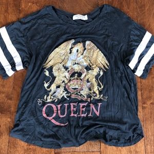 FREE PEOPLE BY DAYDREAMER QUEEN ROCK TEE